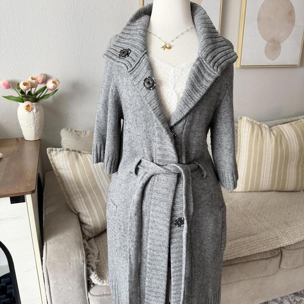 Vintage Banana Republic Grey Wrap Cardigan